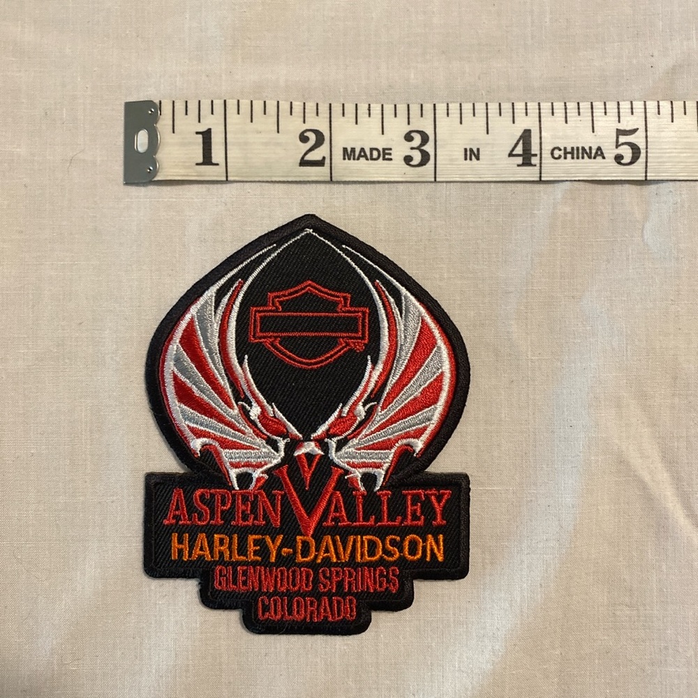 Aspen Alley Harley-Davidson logo patch